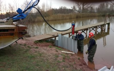 Pond Reconstruction Underway!